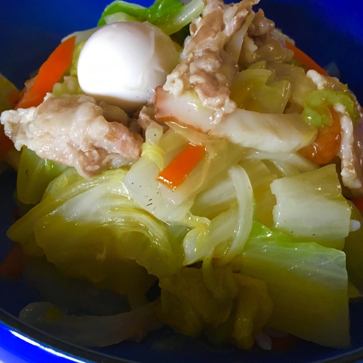 中華チューブの素で【中華丼ぶり】